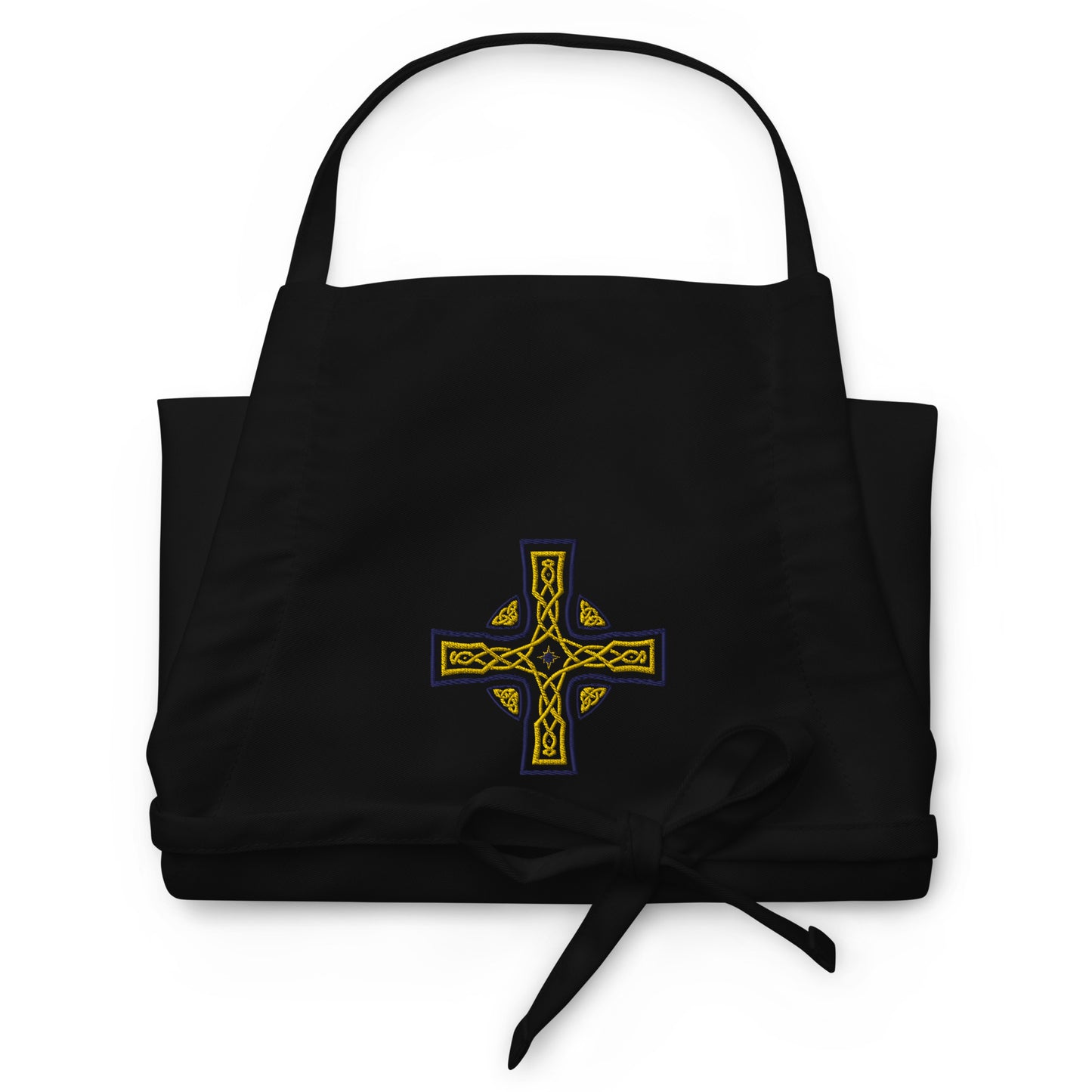 Embroidered Cross of Morning"s Glory Apron