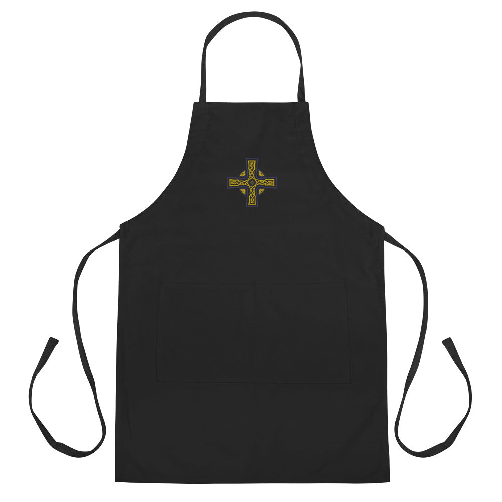 Embroidered Cross of Morning"s Glory Apron
