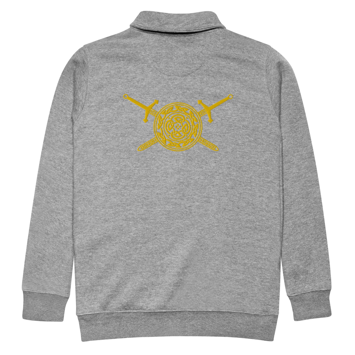 Double Claymore Embroidered Fleece Pullover