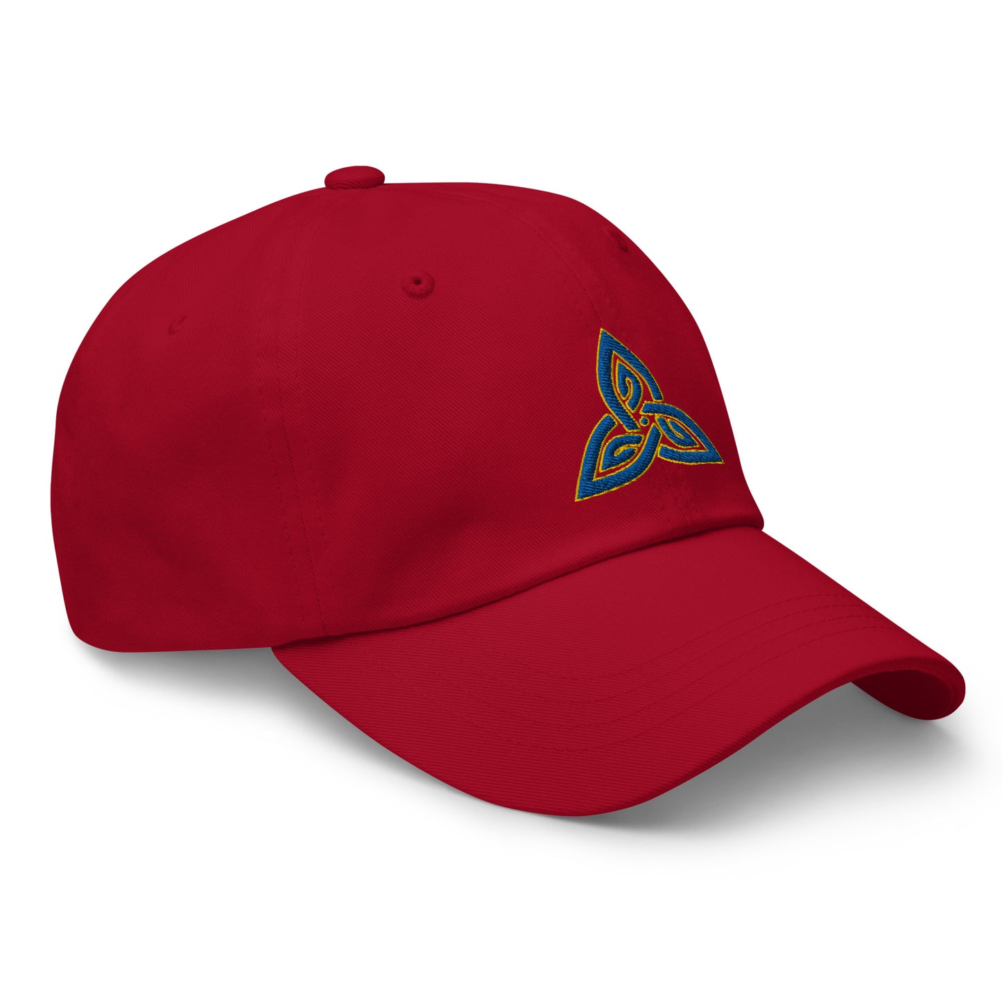 Elder Weave Triskelion Embroidered Hat