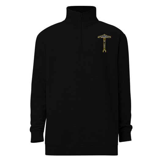 Embroidered Hammer of the Auld Ways fleece pullover